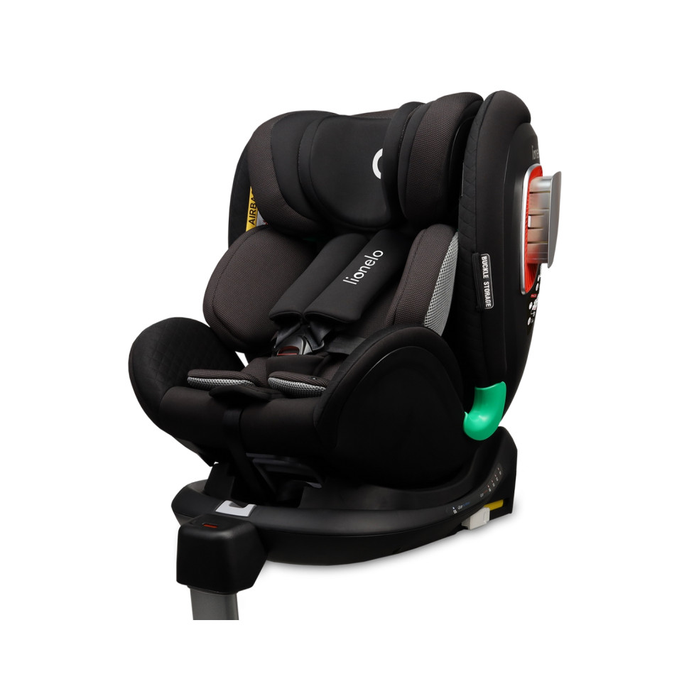 Дитяче автокрісло ANTOON PLUS Lionelo 76613624 BLACK ONYX, i-Size
