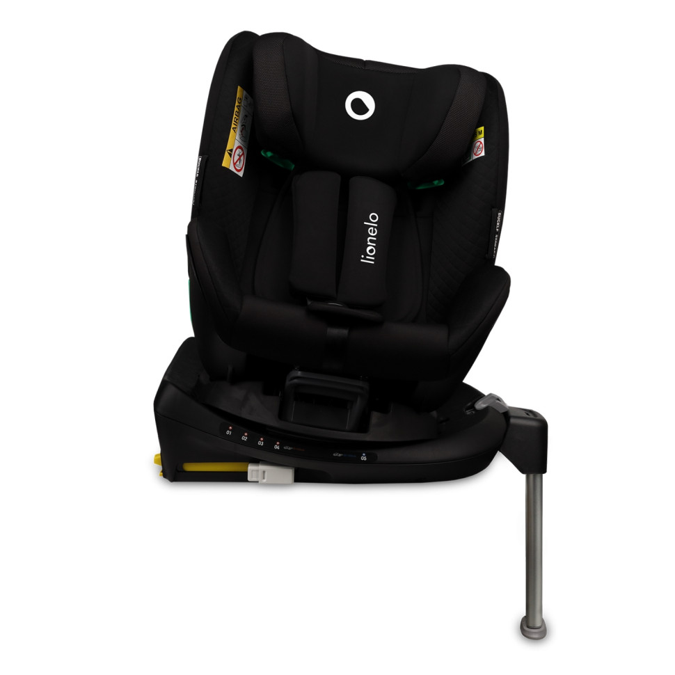 Дитяче автокрісло ANTOON PLUS Lionelo 76613624 BLACK ONYX, i-Size