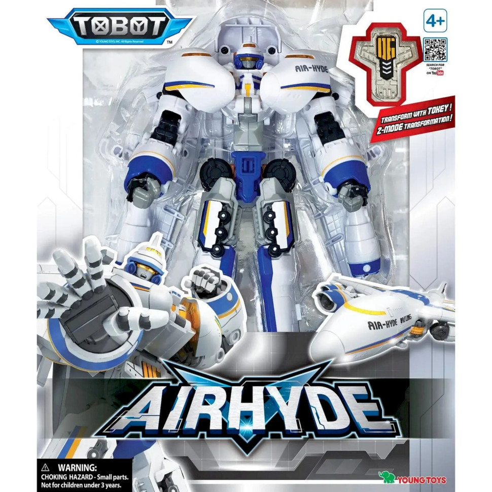 Игрушка-трансформер Тобот Детективы Галактики С3 Эирхайд TOBOT 301136 робот-самолет