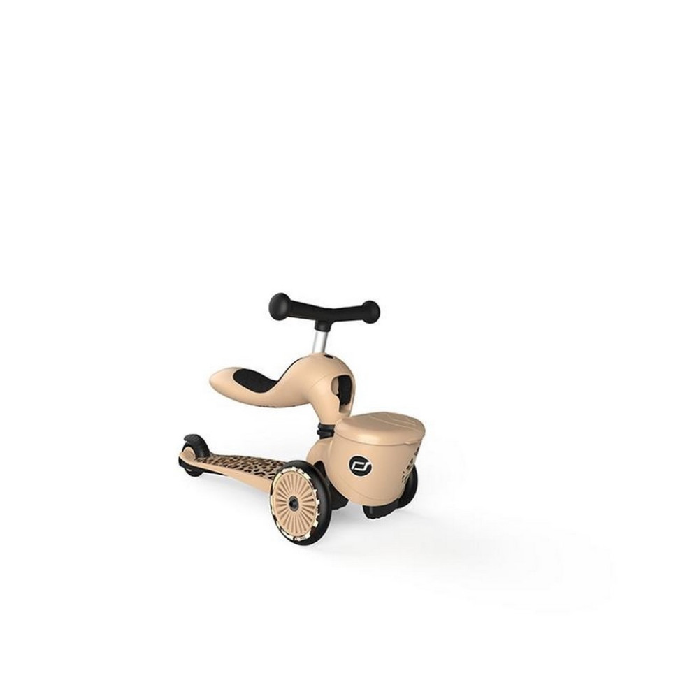 Самокат трансформер Highwaykick-1 Lifestyle Scoot and Ride SR-210621-LEOPARD, леопард,