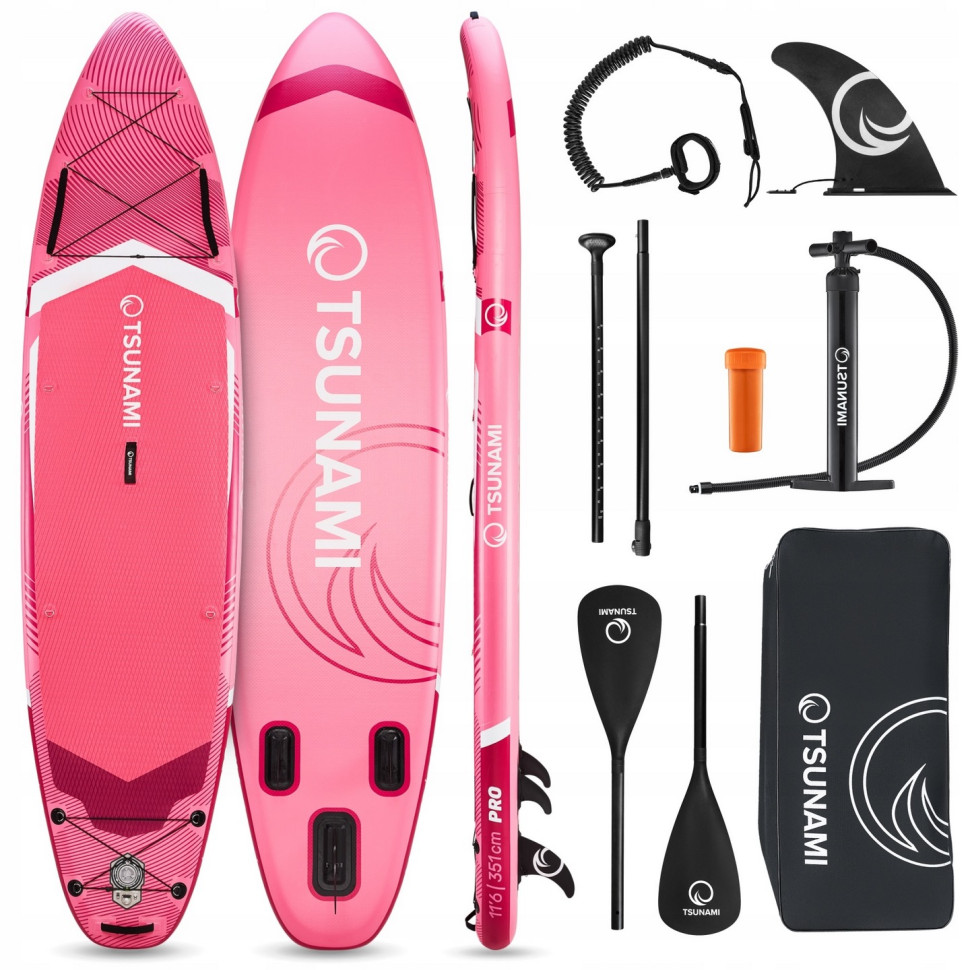 Надувная SUP доска PRO T10 TSUNAMI P-5905973405591 с веслом 350 см