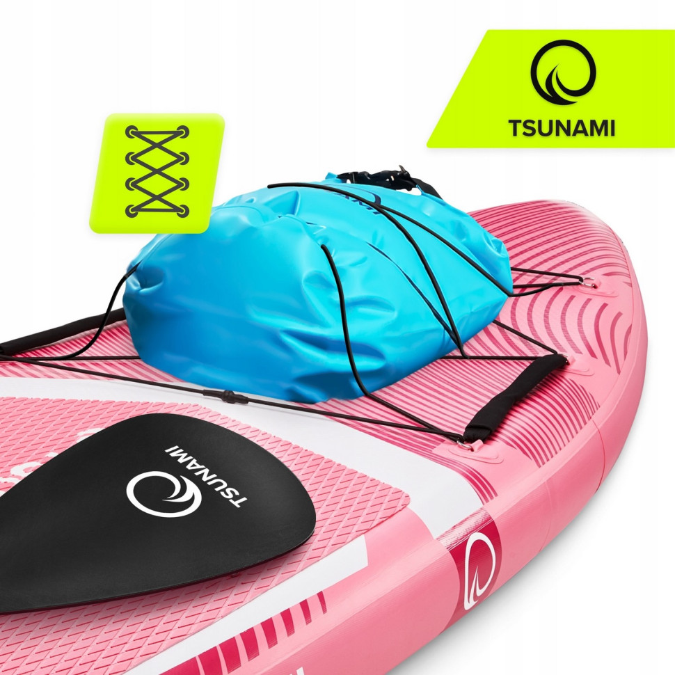 Надувная SUP доска PRO T10 TSUNAMI P-5905973405591 с веслом 350 см