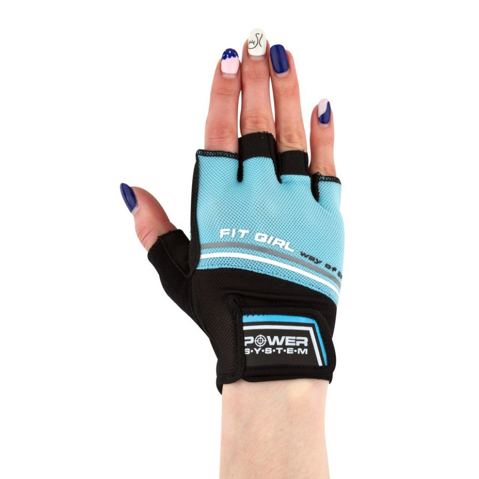 Перчатки для фитнеса Fit Girl Evo Power System PS_2920_XS_Blue, XS