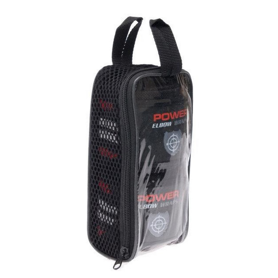Бинты на локоть PS-3600 Elbow Wraps Power System PS-3600_Red-Black, Red/Black(пара)