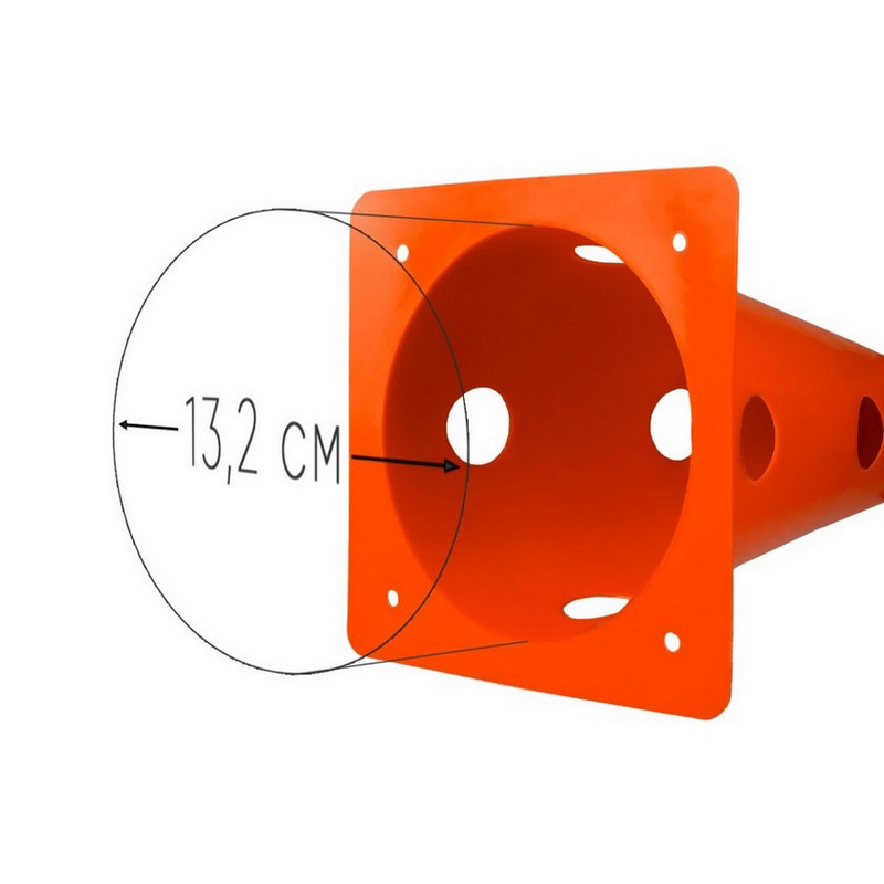 Конус-фішка спортивна EasyFit EF-1679-OR 31 см, помаранчева