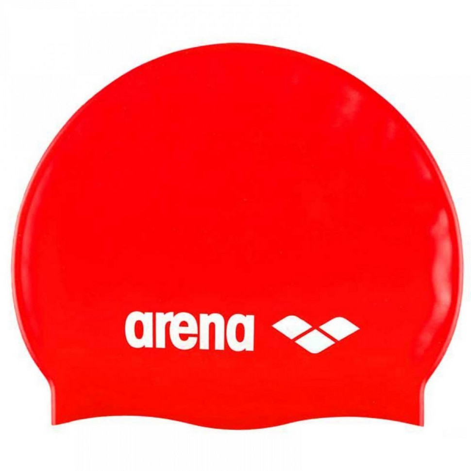 Шапка для плавания CLASSIC SILICONE Arena 91662-044 красный Уни, OSFM
