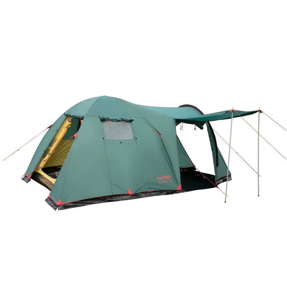 Палатка туристическая Anaconda 4 (v2) Tramp UTRT-078 green