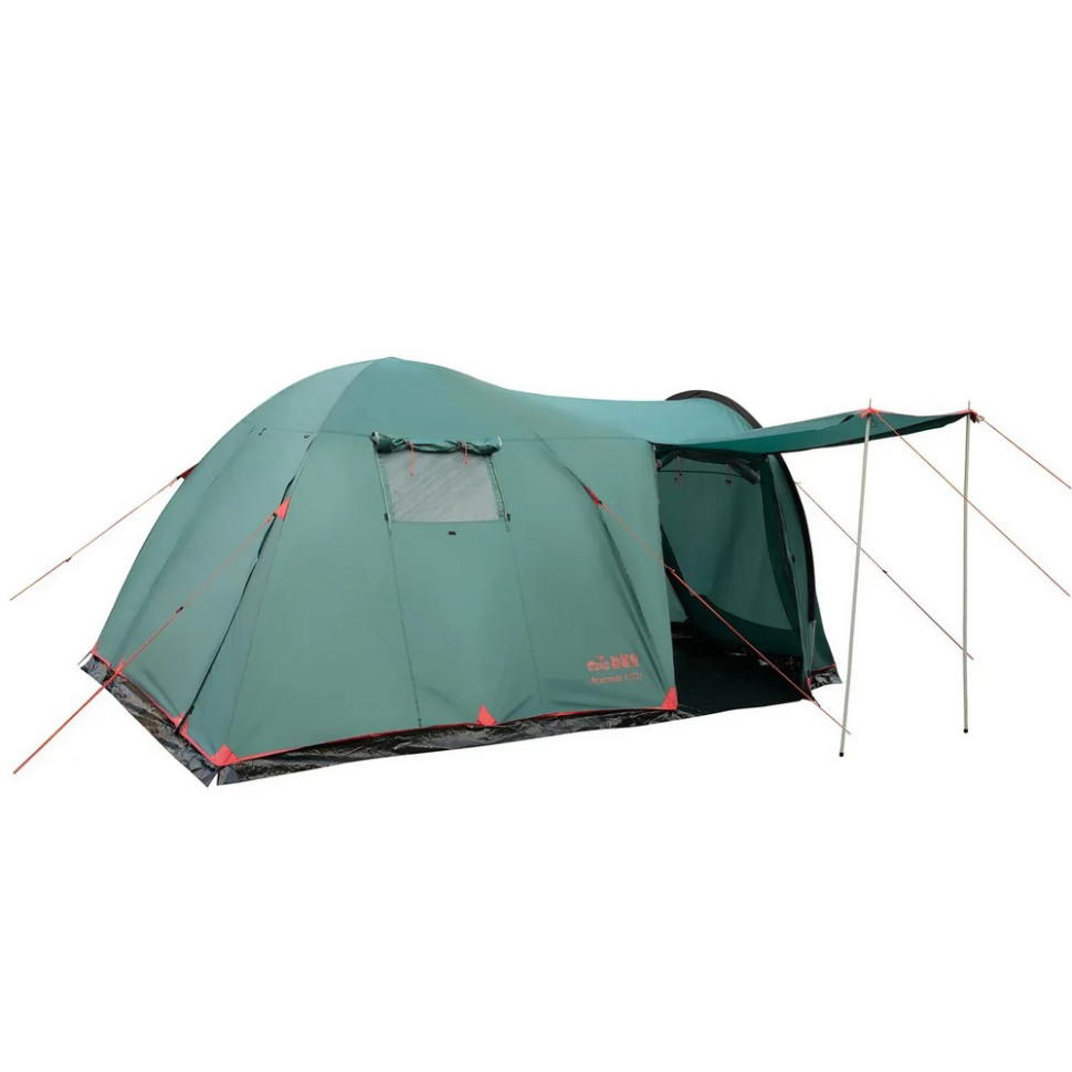 Палатка туристическая Anaconda 4 (v2) Tramp UTRT-078 green