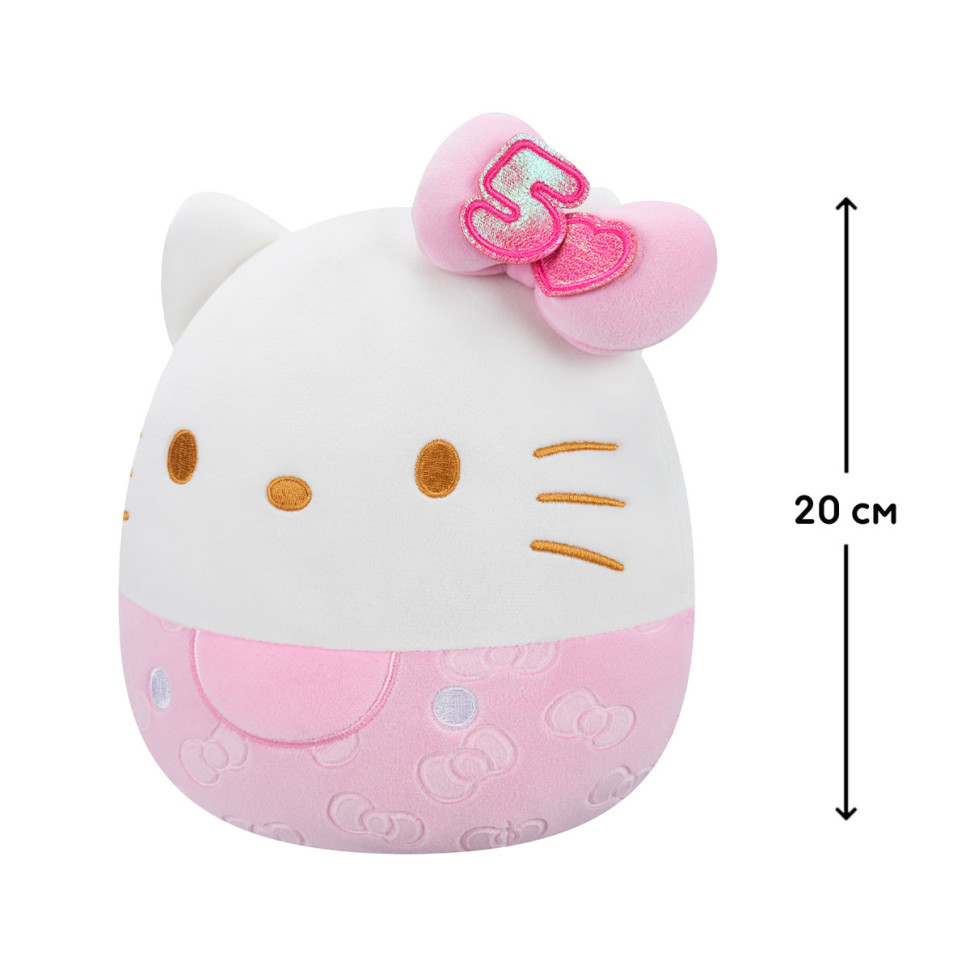 Мягкая игрушка Хеллоу Китти в розовом Squishmallows SQSN00497, 20 см