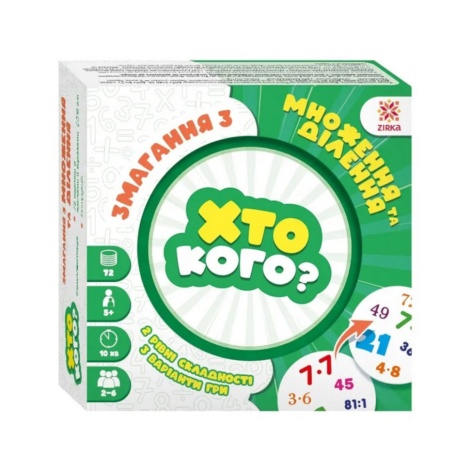 Настільна гра серії Хто кого? 