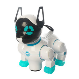 Собака на бат-ке 8201A (BLUE) двигаются голова и хвост. (Синий)