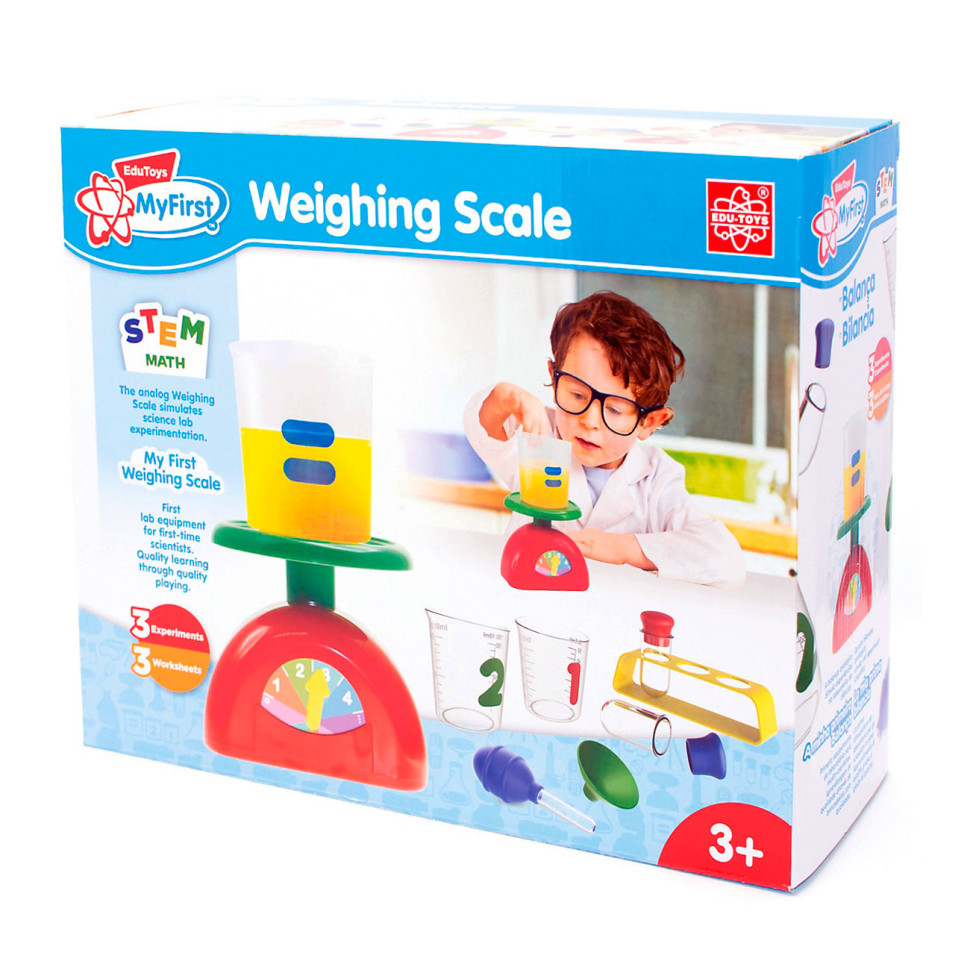 Мої перші лабораторні ваги Edu-Toys JS002 з аксесуарами