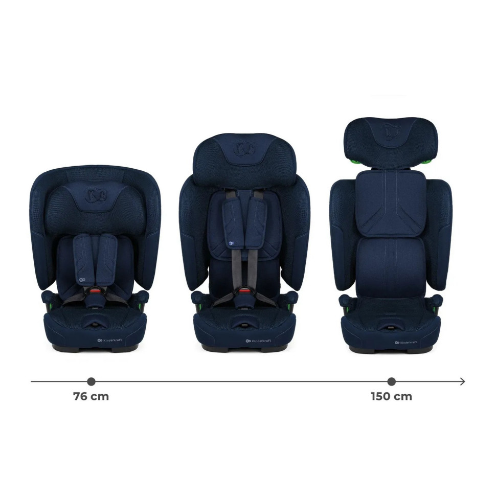 Дитяче автокрісло Fix2Go Kinderkraft KCFI2GO0NAV0000 Navy