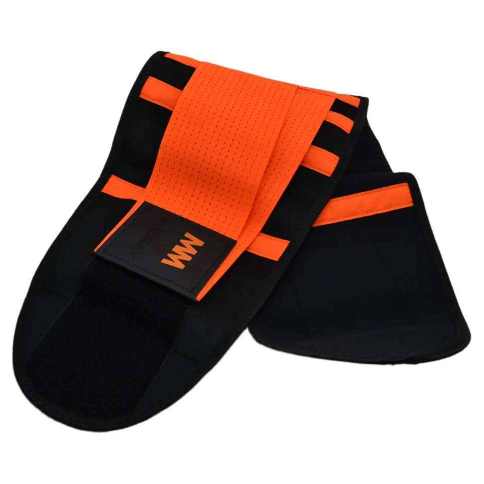 Пояс компрессионный Slimming belt MadMax MFA-277-ORG_M Black/neon orange M