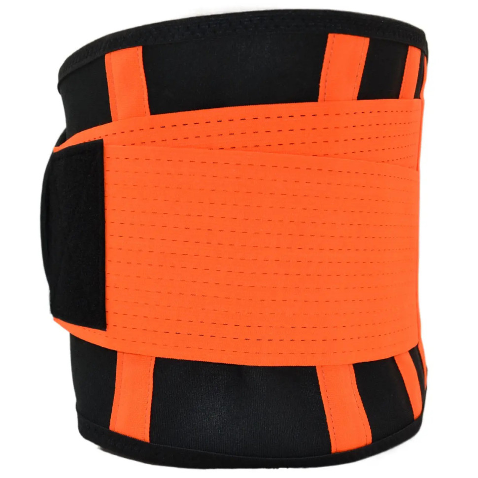 Пояс компрессионный Slimming belt MadMax MFA-277-ORG_M Black/neon orange M
