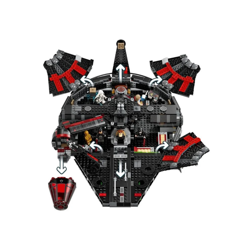 Конструктор LEGO Star Wars Темный сокол 75389, 1579 деталей