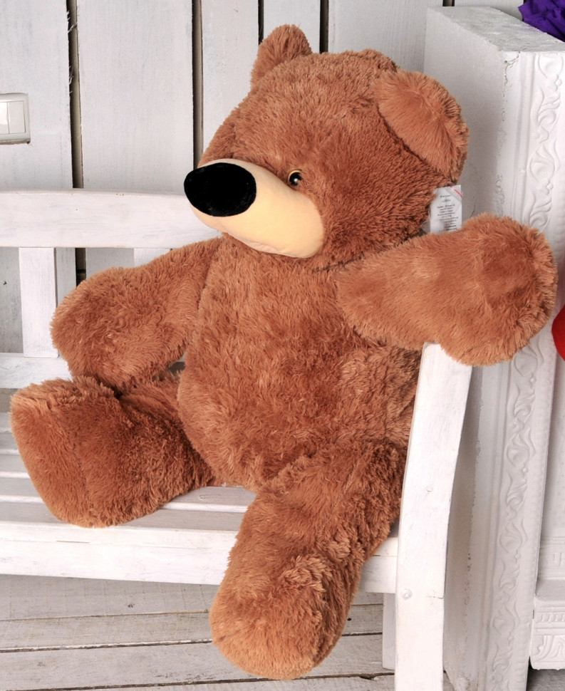 М'яка іграшка Alina Toys ведмедик Бублик 77 см коричневий 5784702ALN