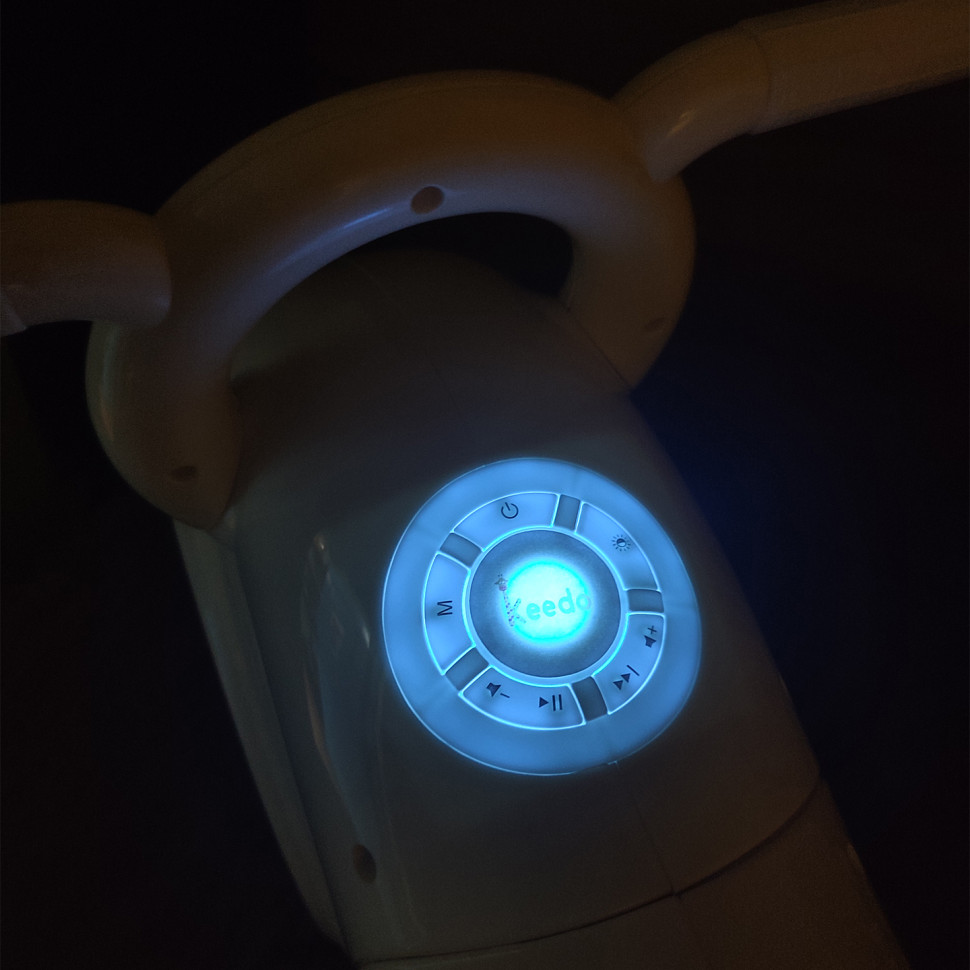 Дитячий толокар Трон Космо-байк Bambi HD-K06(White-Yellow) Bluetooth Біло-Жовтий
