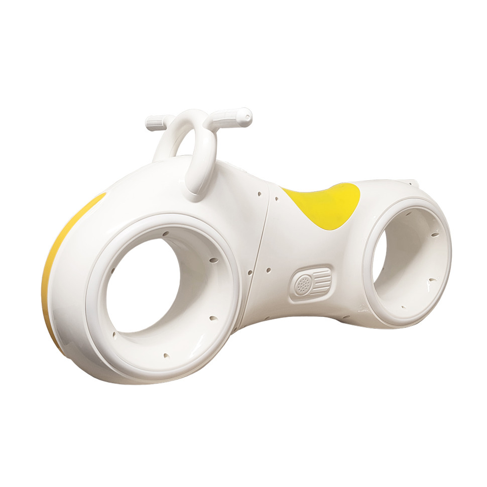 Дитячий толокар Трон Космо-байк Bambi HD-K06(White-Yellow) Bluetooth Біло-Жовтий