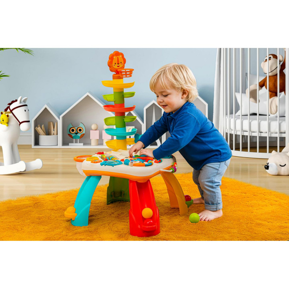 Игровой развивающий столик Safari Bambi SAF1, 6 шариков, 4 мелодии