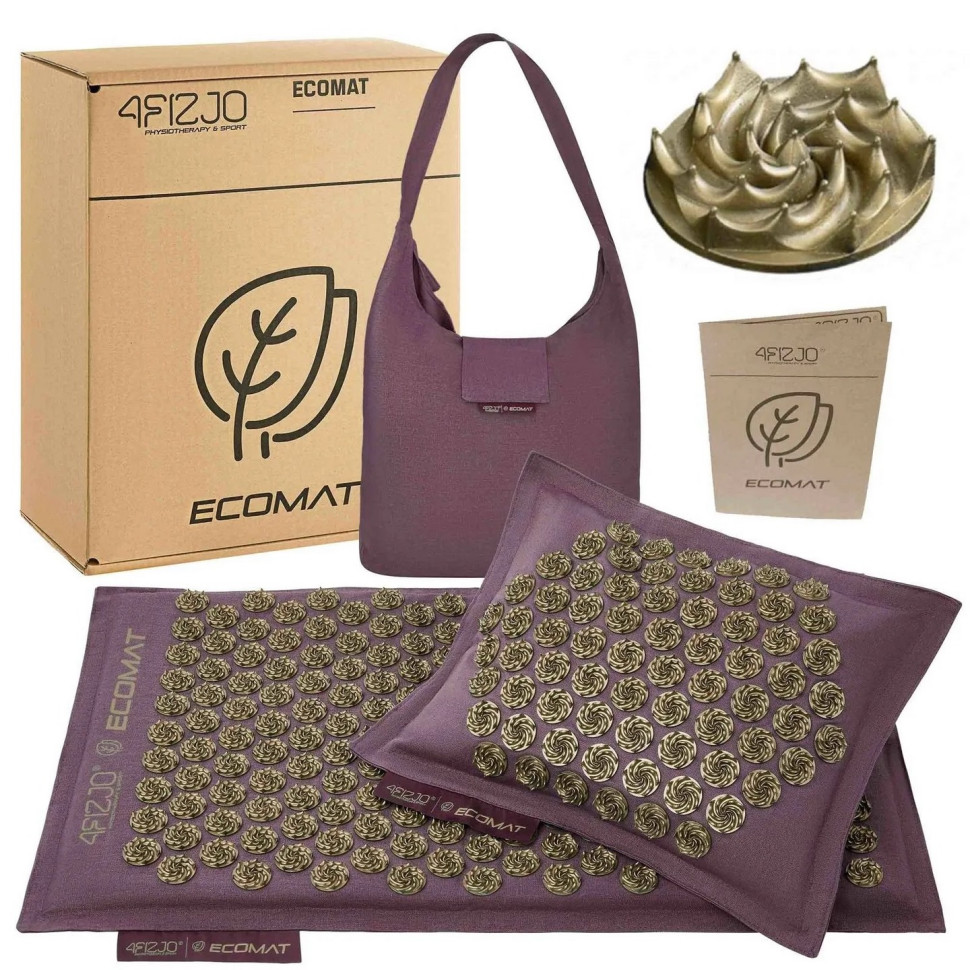 Коврик акупунктурный с подушкой Eco Mat 