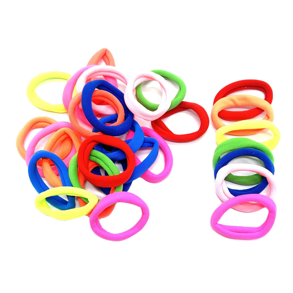 Набір резинок для волосся La-beauty 0307-1132, 30 штук, мікрофібра