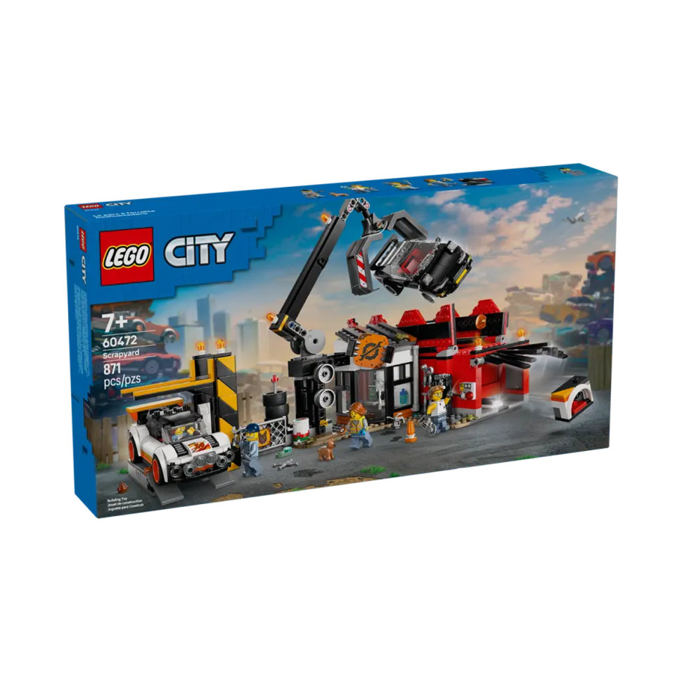 Конструктор City Свалка с автомобилями LEGO 60472, 871 деталей