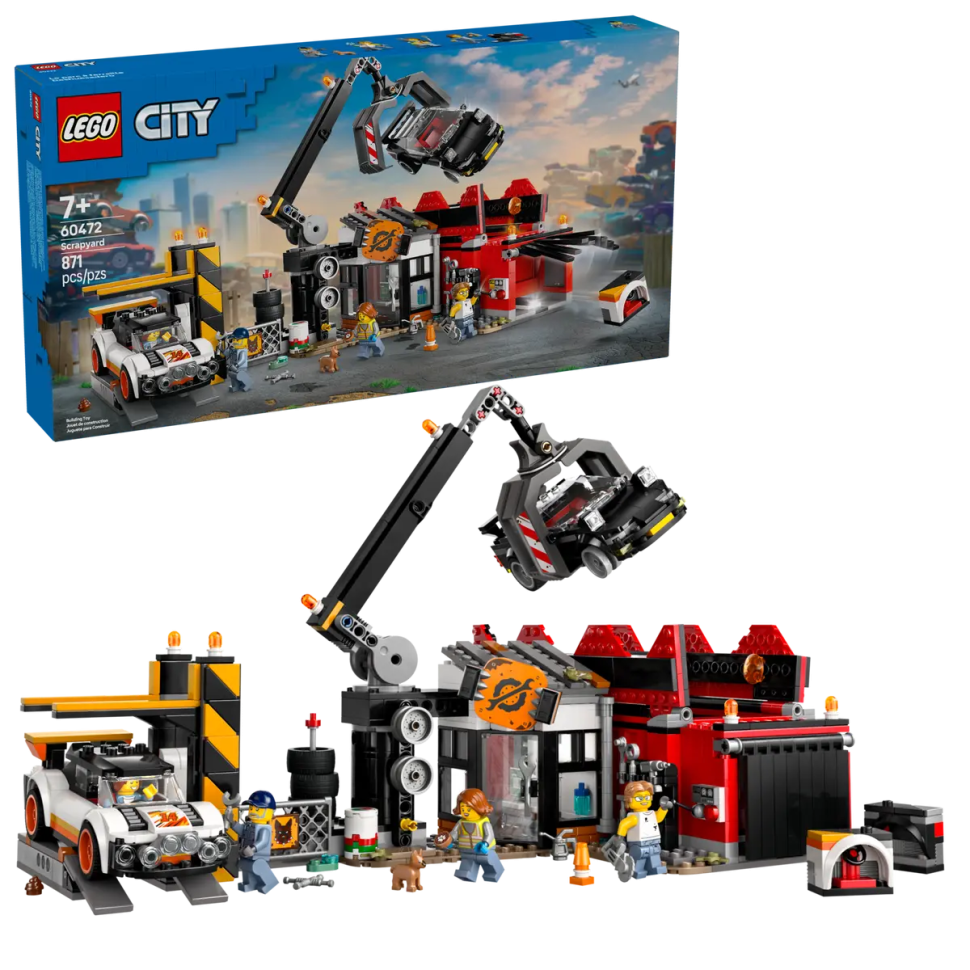 Конструктор City Свалка с автомобилями LEGO 60472, 871 деталей