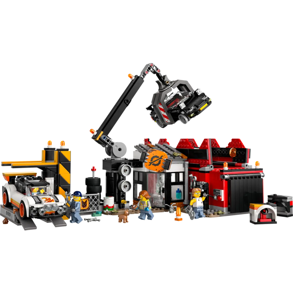 Конструктор City Свалка с автомобилями LEGO 60472, 871 деталей