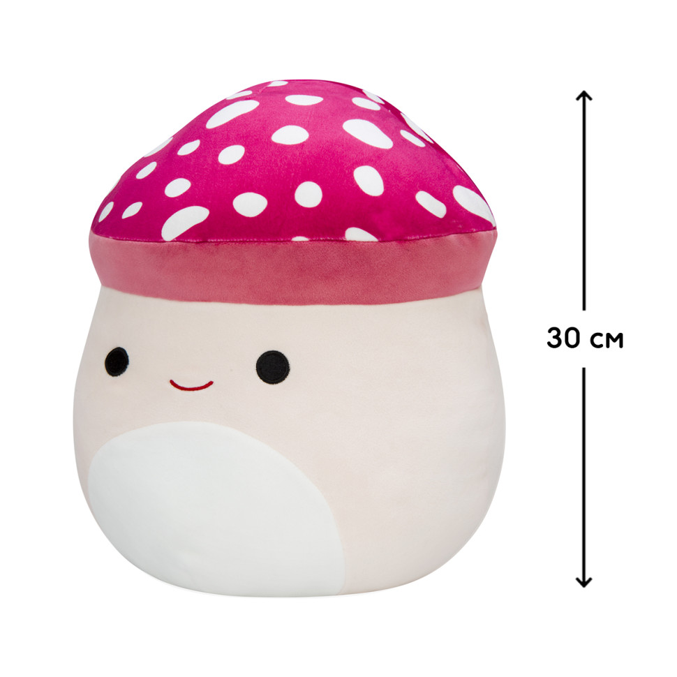 Мягкая игрушка Гриб Малкольм Squishmallows SQCR04168, 30 см