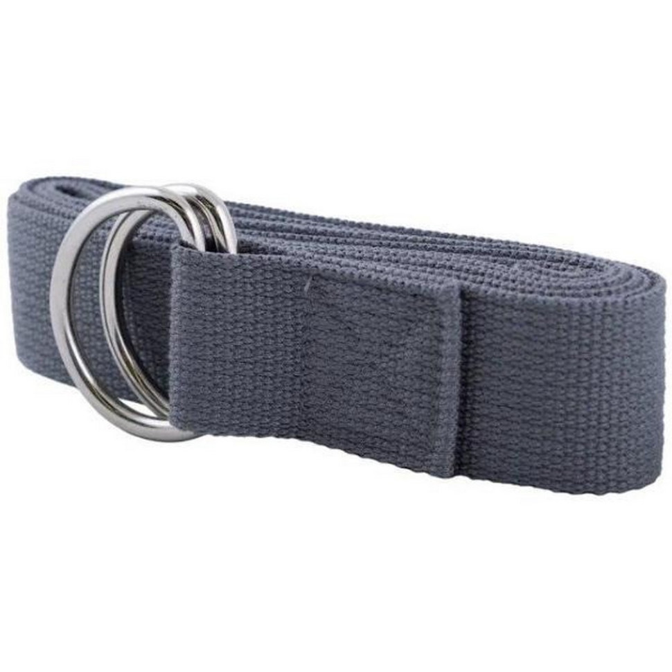 Ремінь для йоги PP_4409 PowerPlay PP_4409_Grey, розмір 183х3.8 см