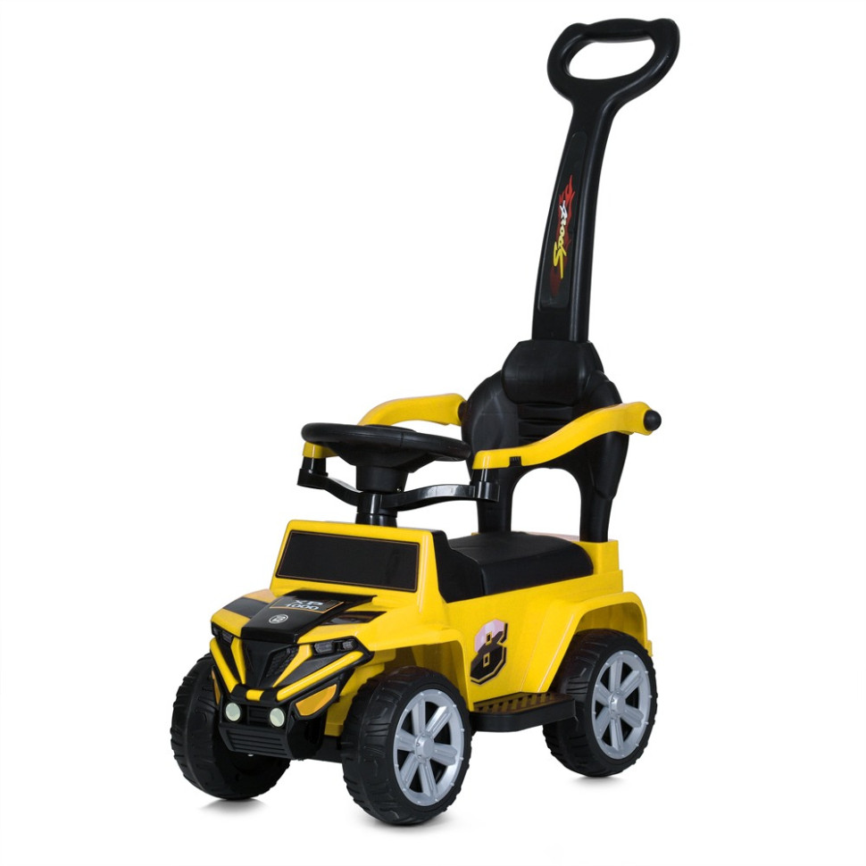 Детская каталка-толокар 2 в 1 Bambi Racer M 5805EL-6 с родительской ручкой