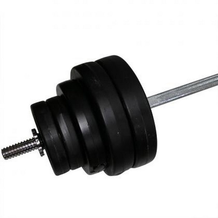 Штанга набірна композитна в пластиковій оболонці Rock Pro Newt NE-PL-180-038, 38 кг