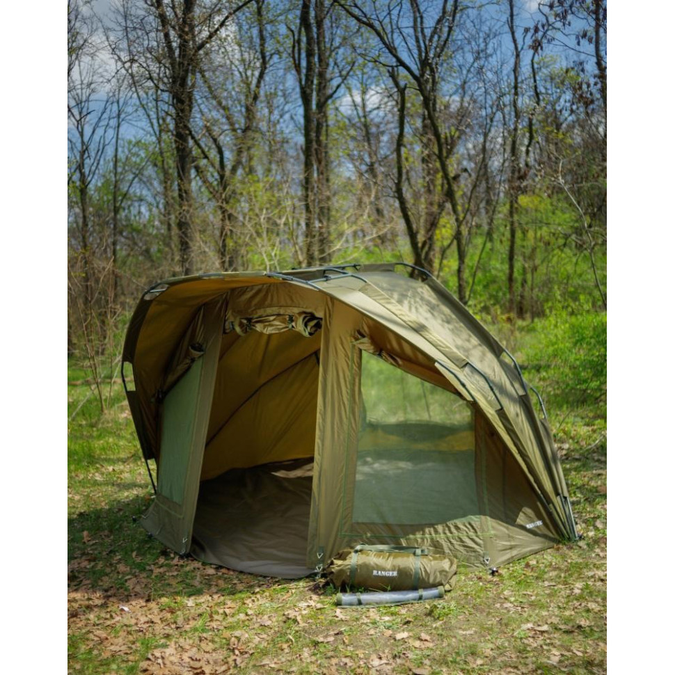 Палатка карповая EXP 2-mann Bivvy RANGER RA6615 зимнее покрытие 145 см