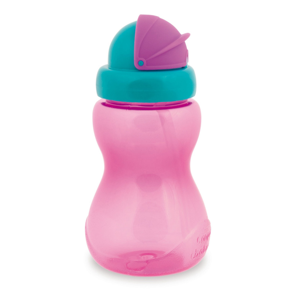 Бутылочка спортивная с трубочкой Canpol babies 56/109_pin 270 мл