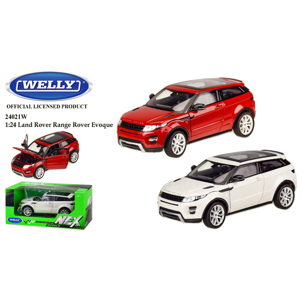 Машина металева RANGE ROVER EVOQUE WELLY 24021W масштаб 1:24