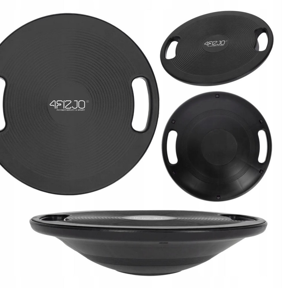 Балансировочная платформа 4FIZJO 4FJ0622 круглая, Black