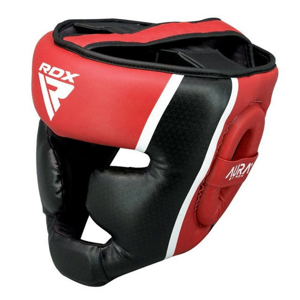 Боксерский шлем AURA PLUS T-17 RDX Inc Limited HGR-T17RB-S+ Red/Black, S (капа в комплекте)
