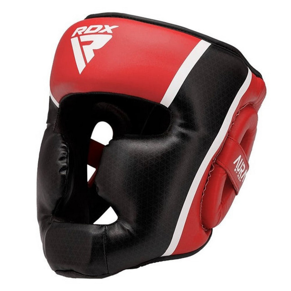 Боксерский шлем AURA PLUS T-17 RDX Inc Limited HGR-T17RB-S+ Red/Black, S (капа в комплекте)