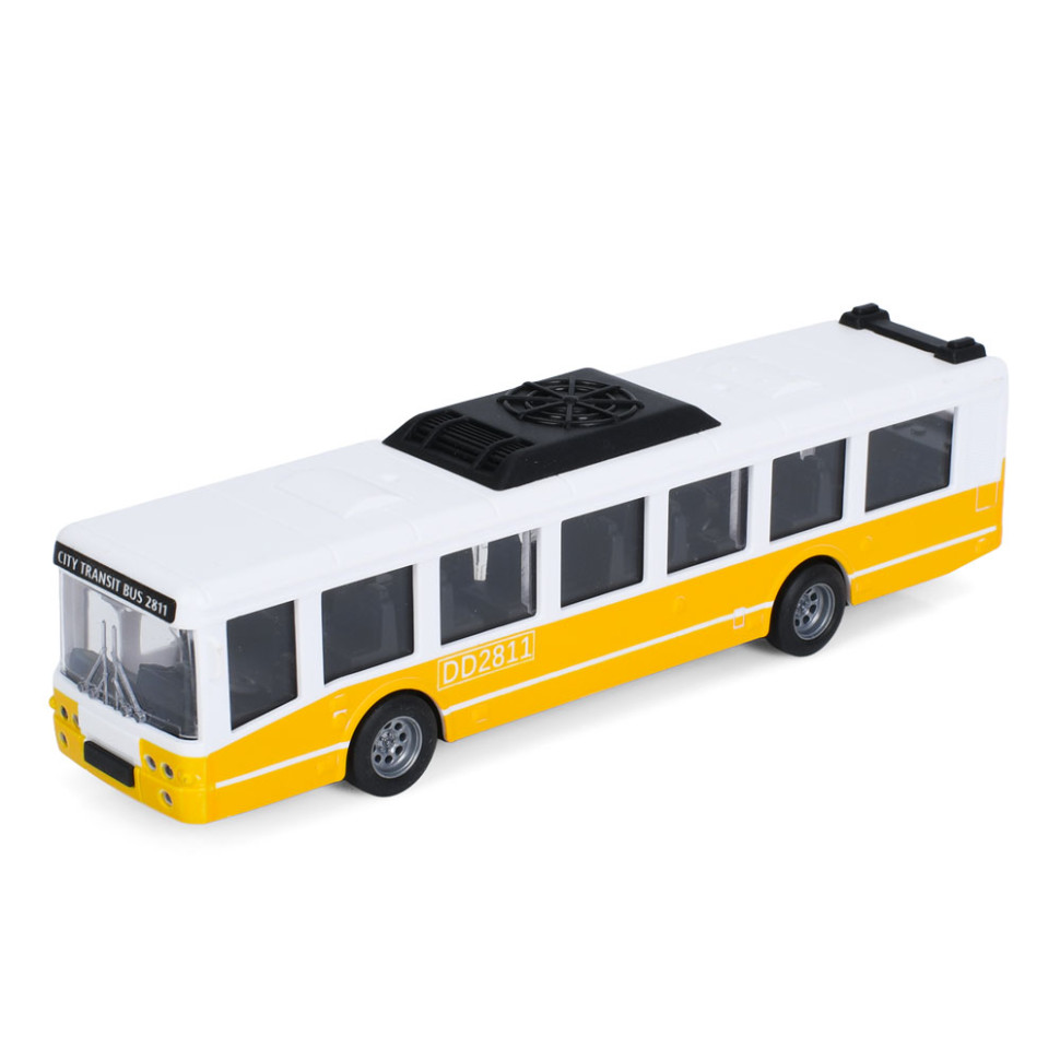 Іграшковий інерційний Автобус Bambi 6334(Yellow) гумові колеса, 16 см