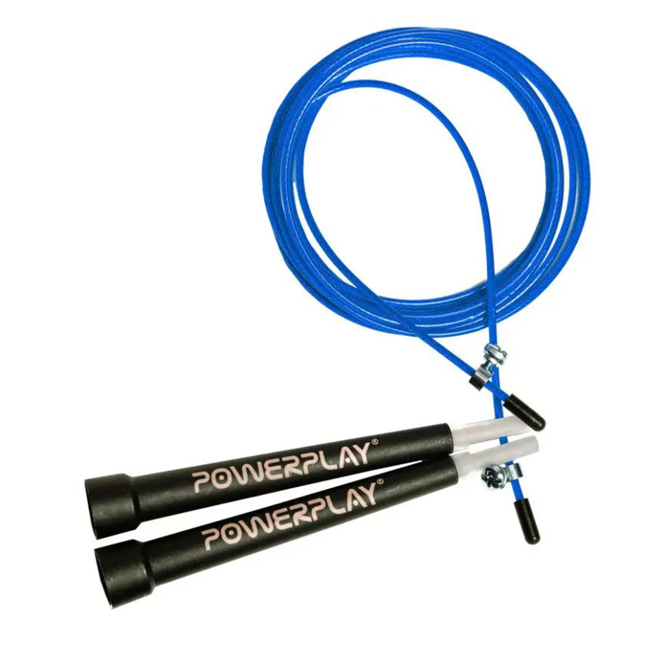 Скакалка швидкісна PowerPlay PP_4202_Blue, Синя