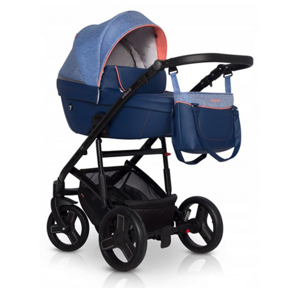 Коляска универсальная 2 в 1 Colibro Nesto 9023-CN-09 jeans, синий