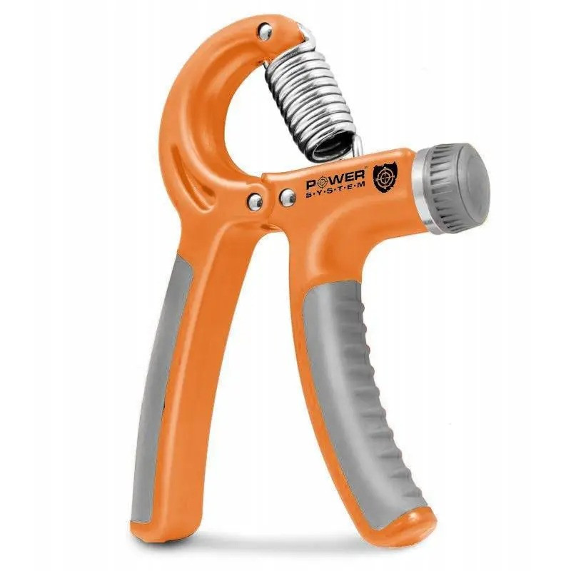 Эспандер кистевой Power System PS-4021_Orange, с регулируемой нагрузкой 10-40 кг
