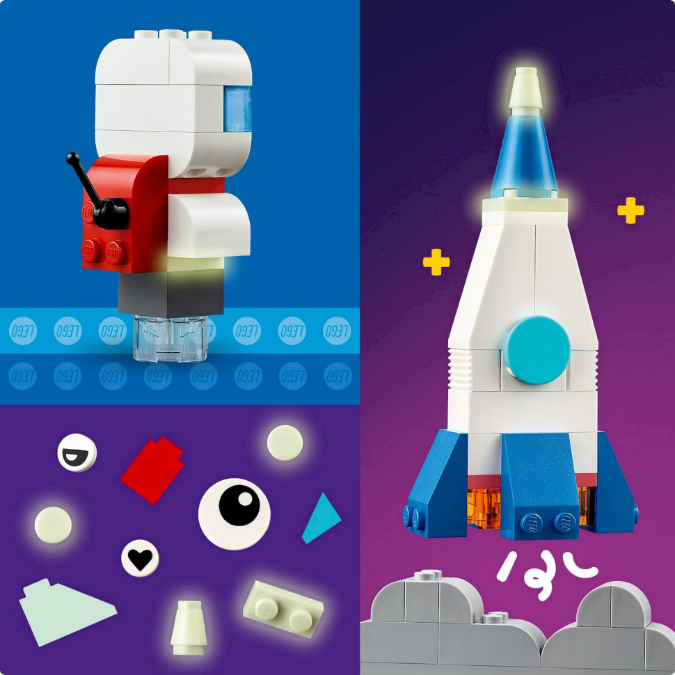 Конструктор Творчі космічні об'єкти LEGO 11037, 450 деталей