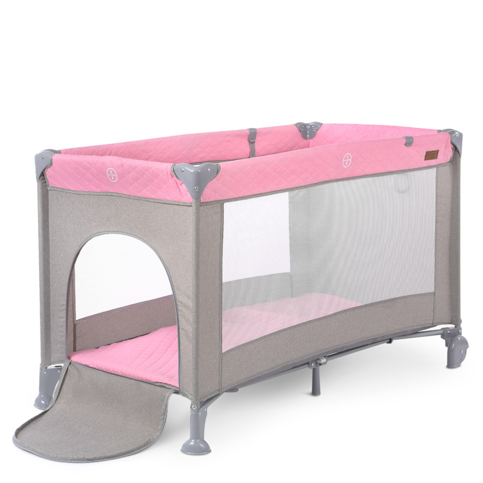 Детский манеж El Camino ME 1096 Pink Gray