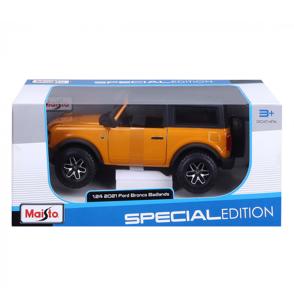 Дитяча автомодель Ford Bronco (2 Doors Version) Maisto 31530 met, orange масштаб 1:24