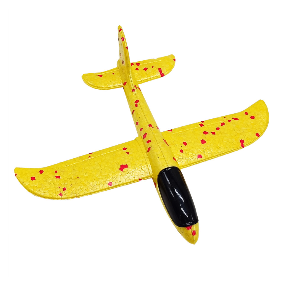 Детский метательный самолёт-планер Bambi C28004(Yellow) длина 38 см