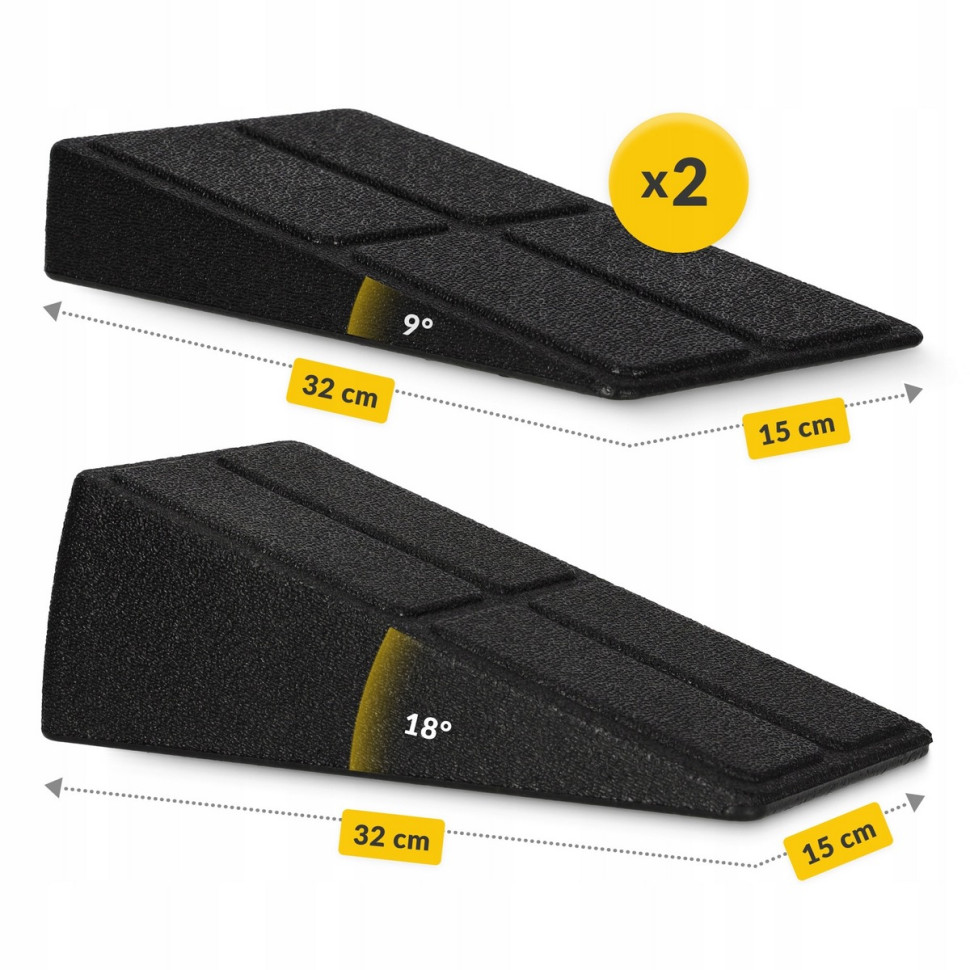 Клин-платформа для присідань і розтяжки Slant Board 4FIZJO P-5905973400312 