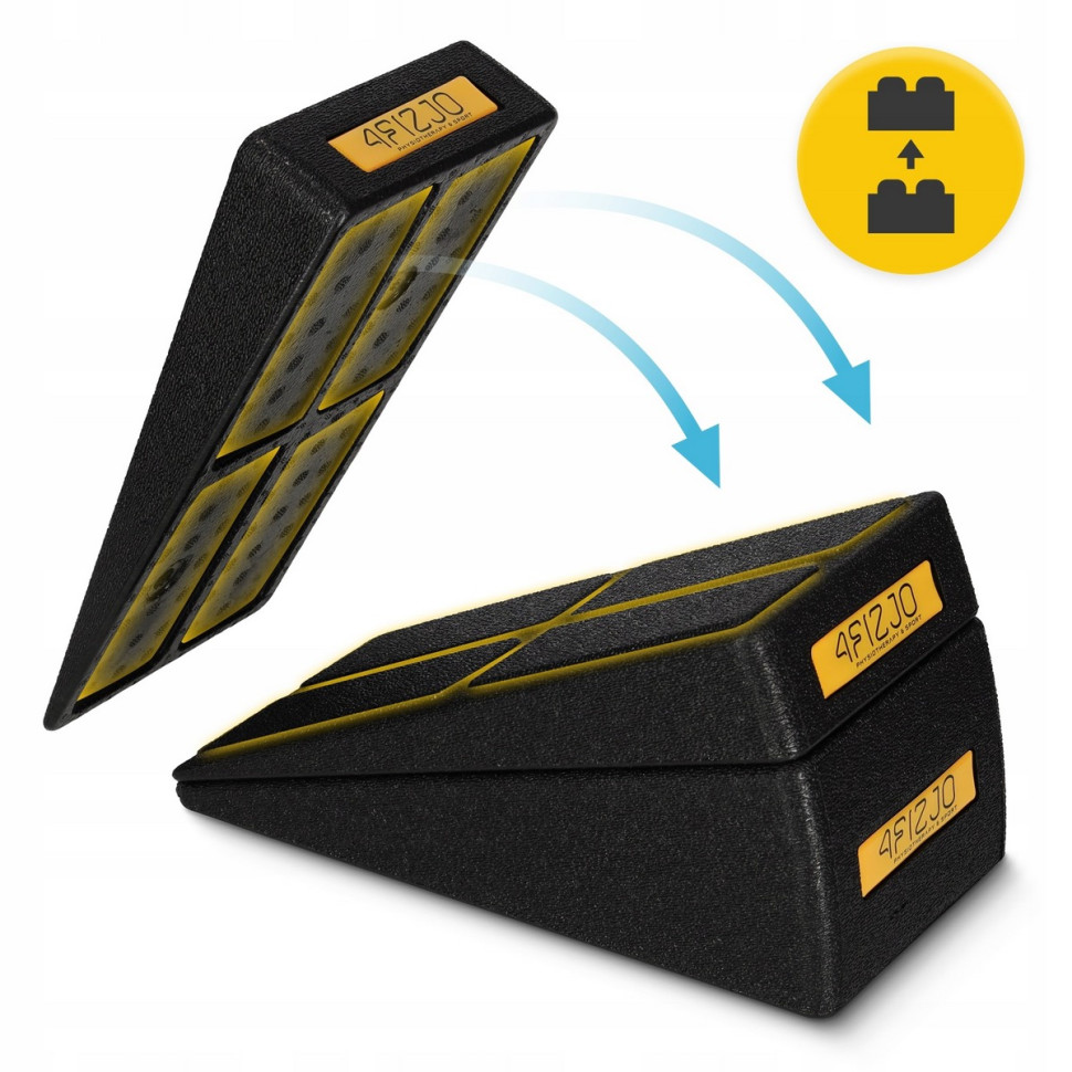 Клин-платформа для присідань і розтяжки Slant Board 4FIZJO P-5905973400312 