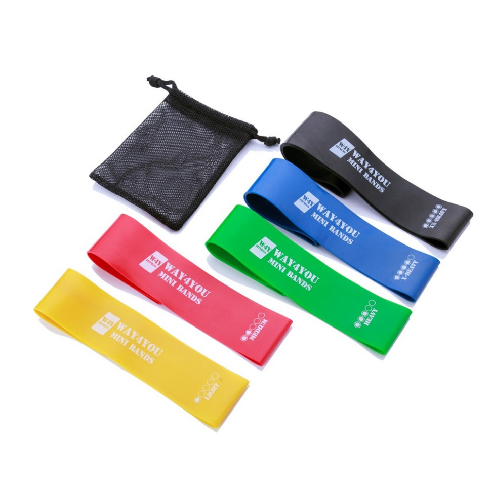 Набор эспандеров Mini Bands Set Pro Way4you w40128, 5 шт